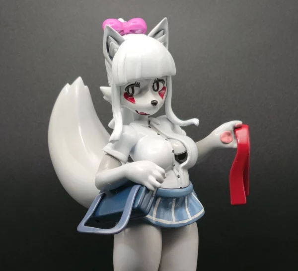 Tamamo-chan painted figure front side cut