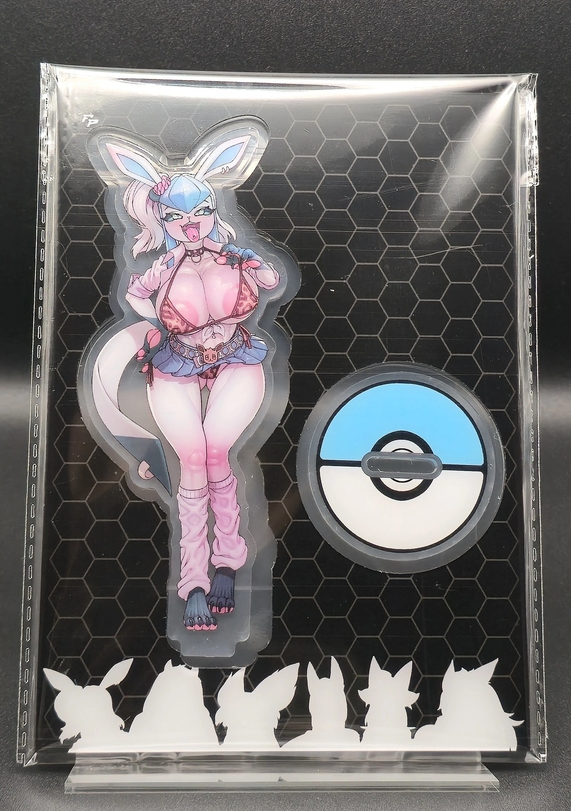 Glaceon gyaru standee sfw back front side huntress