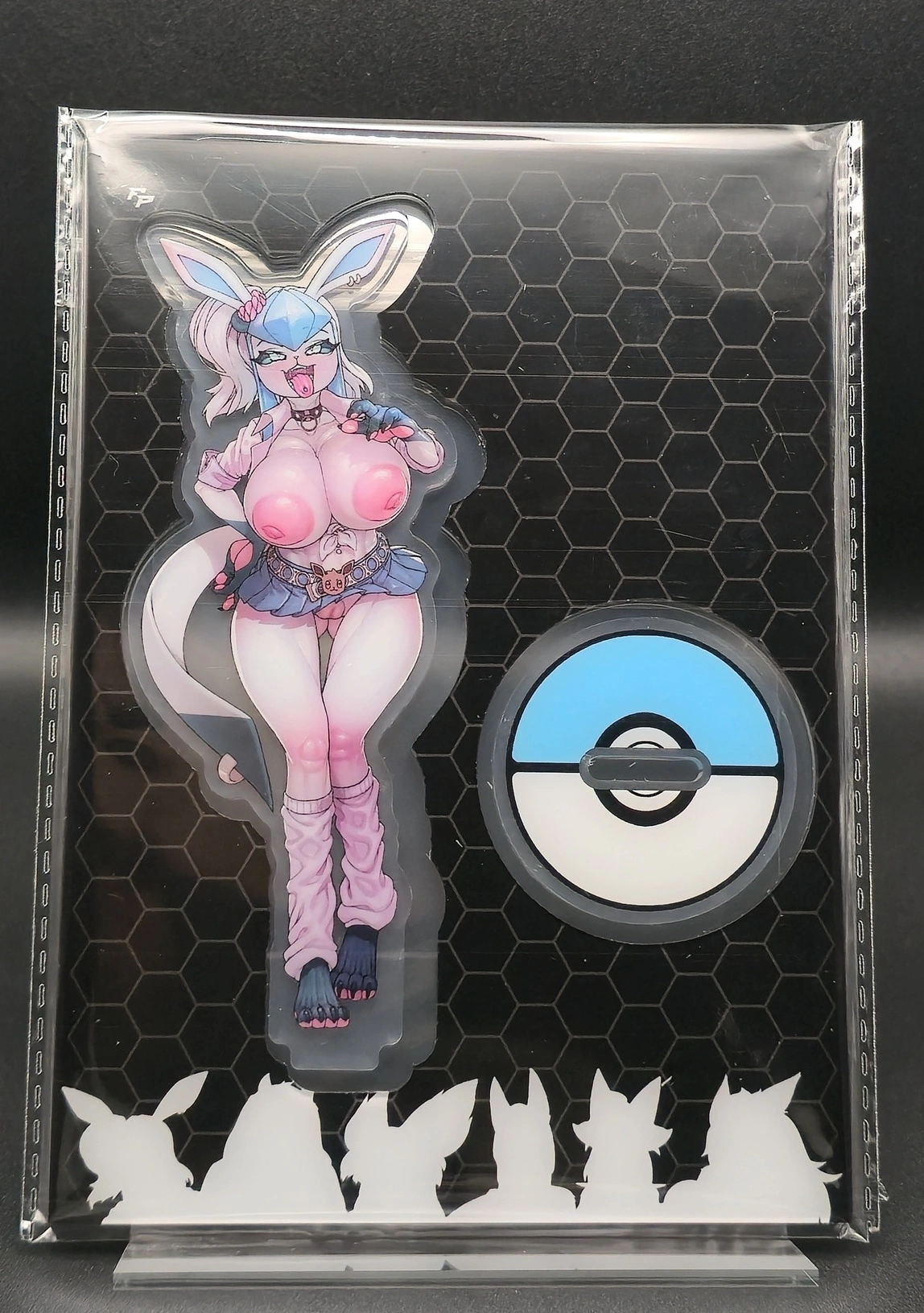 Glaceon gyaru standee nsfw back front side huntress