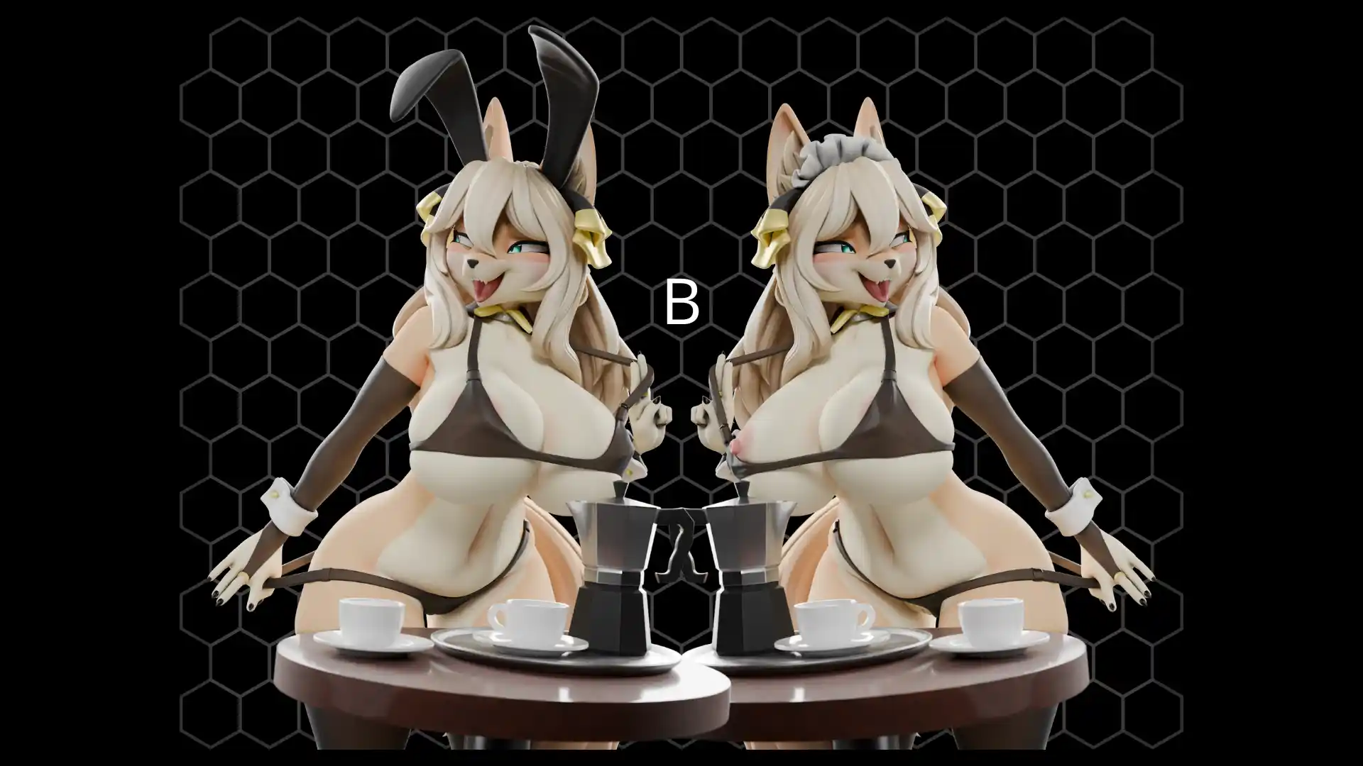 Faeki Maid-Bunny Figurine - Faeki - Image 12