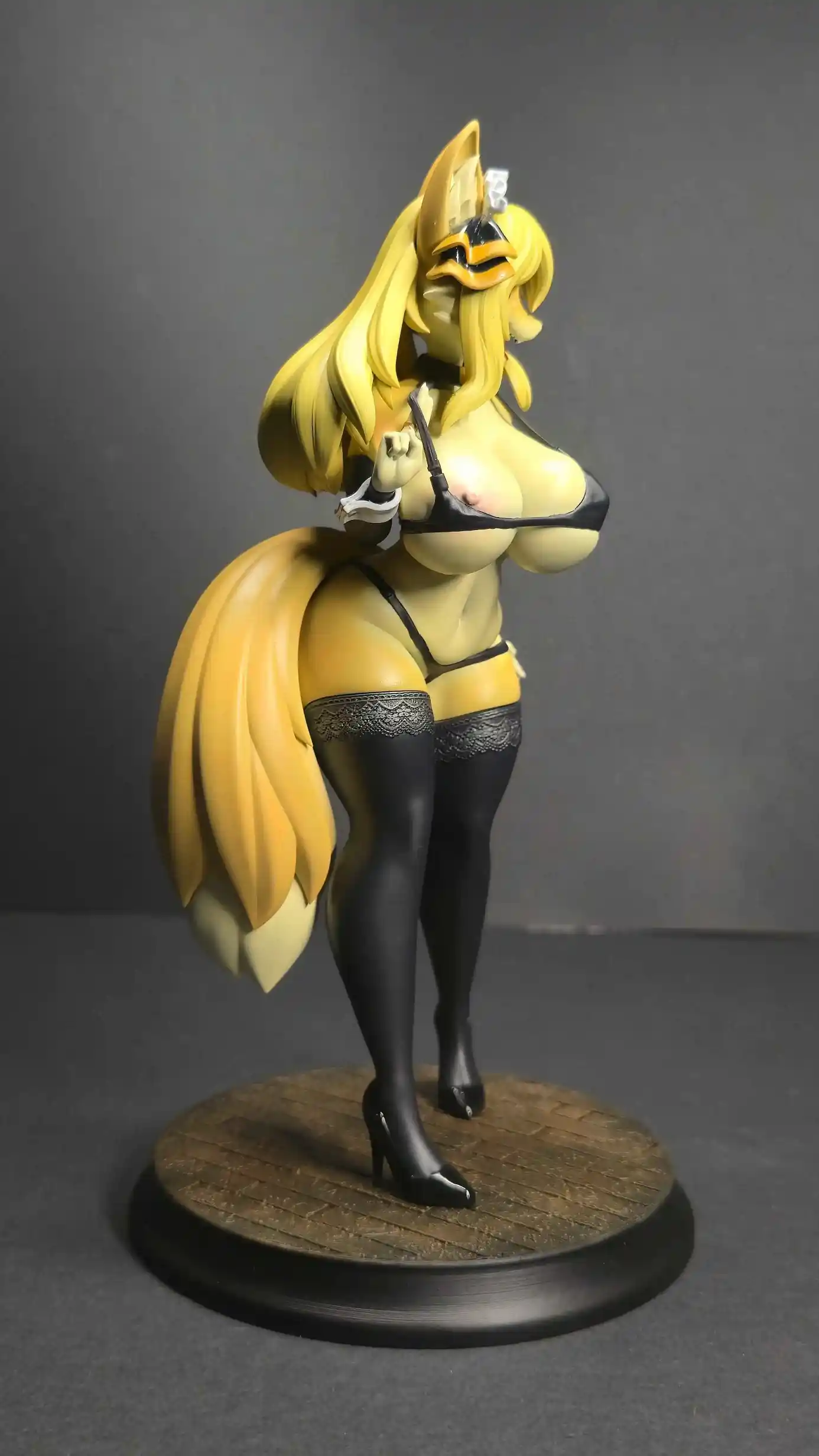Faeki kemono figure quarter right side
