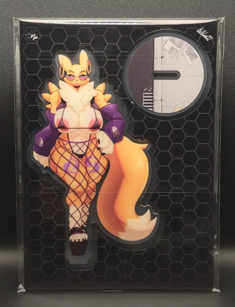 Renamon Hulie Standee sheet front