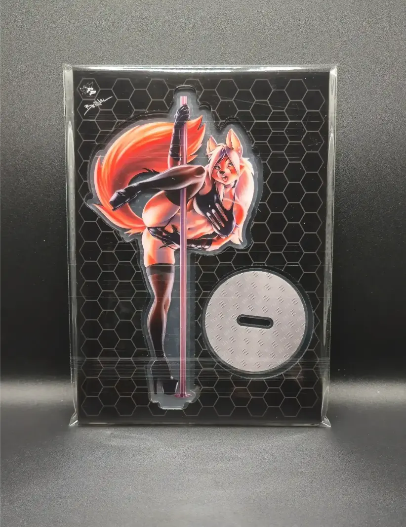Champagne Pole acrylic frame front