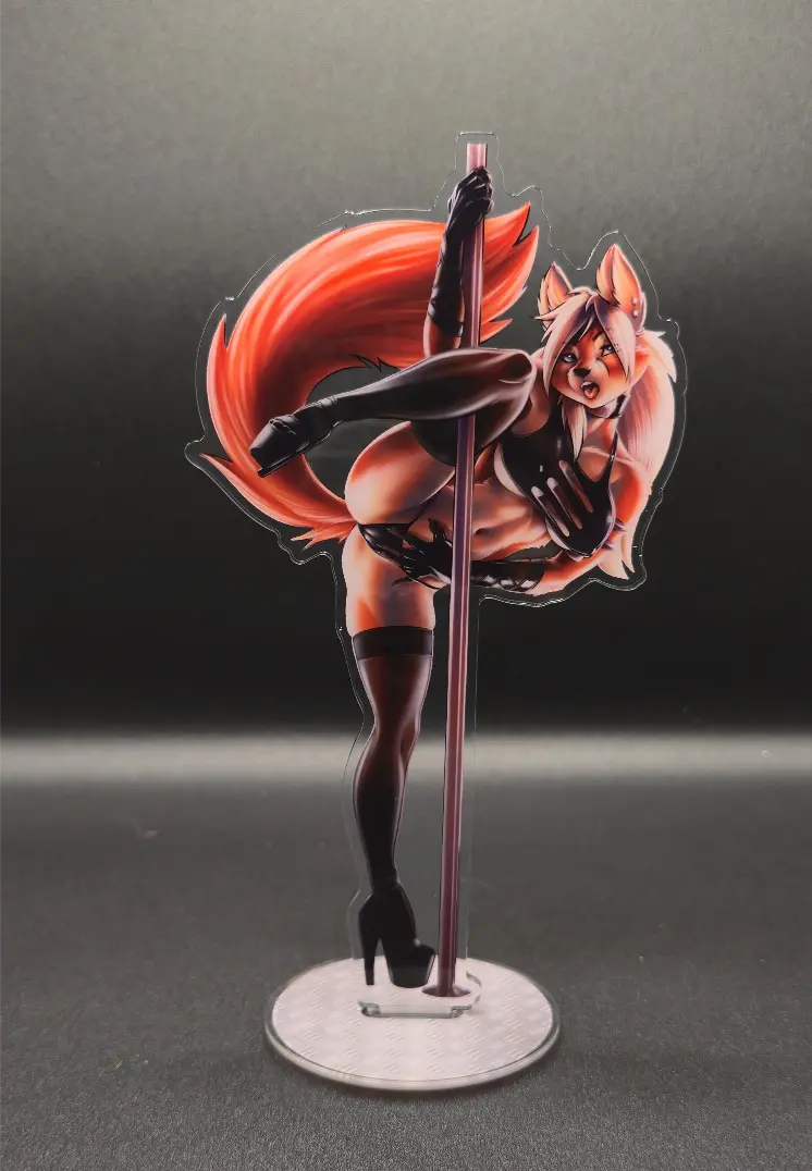 Champagne Pole acrylic front