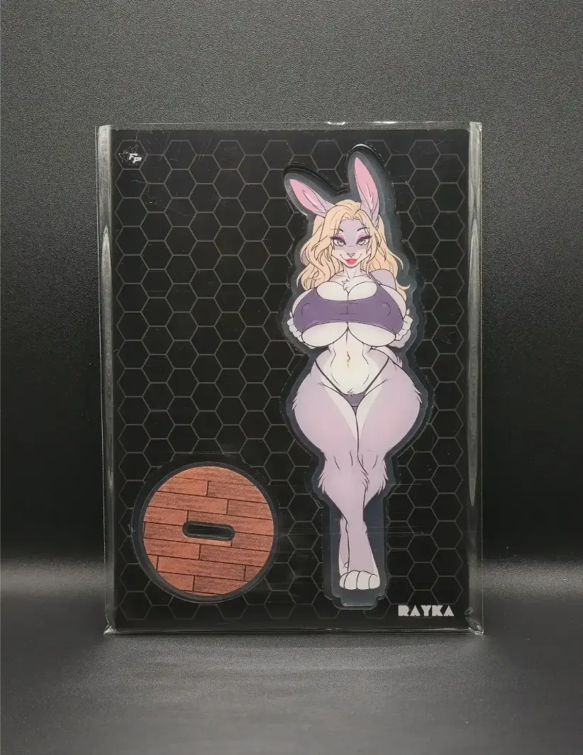 Rule63 bugsbunny anna rayka acrylic standee frame front