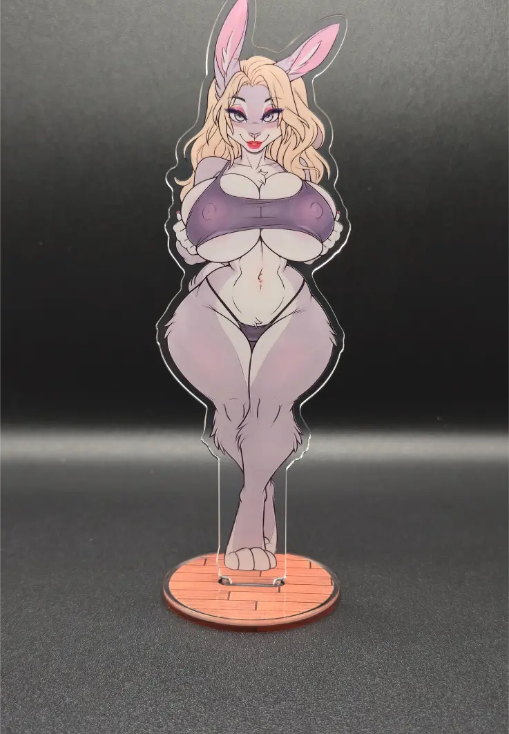 Rule63 bugsbunny anna rayka acrylic standee back