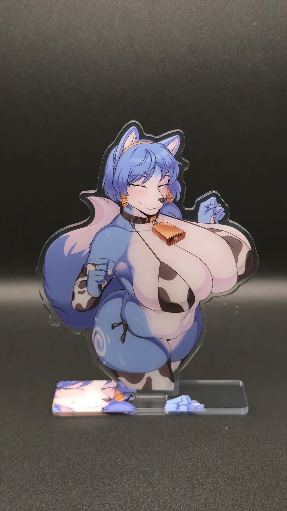 Krystal fan-art Cervina7 cowkini Standee acrylic legacy art front side